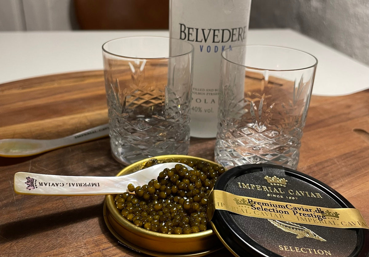 Caviar og vodka