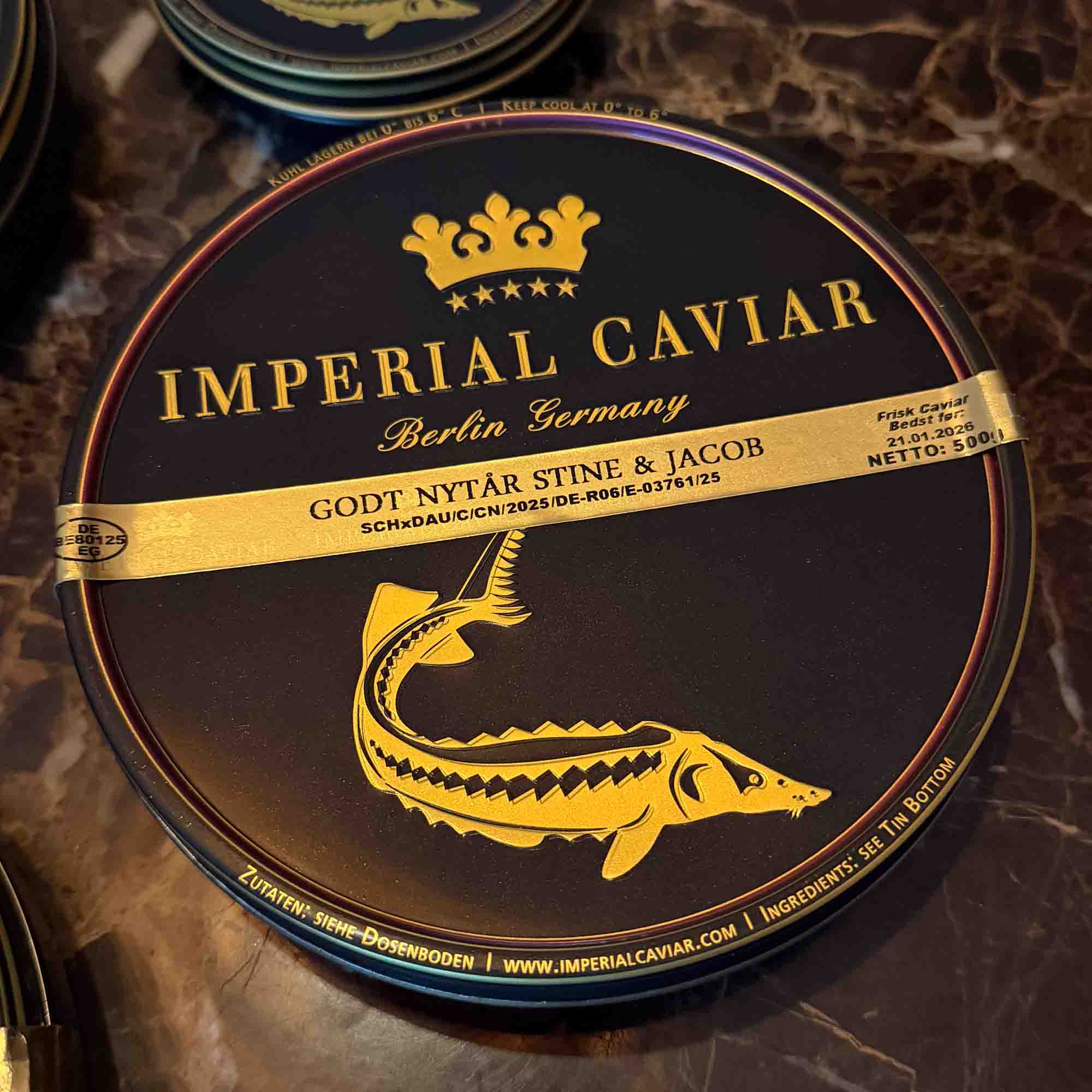 Personliggør Imperial Caviar